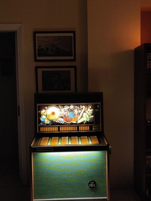 Antique NSM Jukebox used, German stereo with records