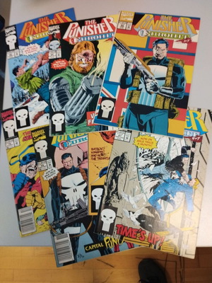 Punisher "Eurohit" used set of 7 issues (#64-#70)