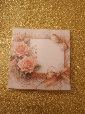 Handmade note papers for party favors or birthdays