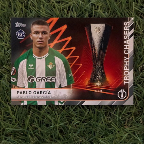 Topps Card Pablo García Real Betis Trophy Chasers new