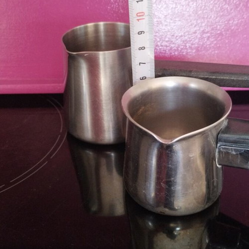 Briki set used, ideal for Greek coffee