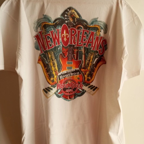 Hard Rock Cafe New Orleans T-shirt size XL like new, white