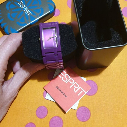Esprit women's watch new, purple