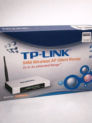 TP-LINK TL-WR543G wireless router new 54Mbps AP Client