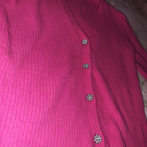 Zara cardigan used, pink, size S, warm with buttons