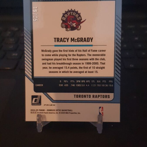 Panini NBA Donruss Optic Intl 2024-25 Tracy McGrady like new