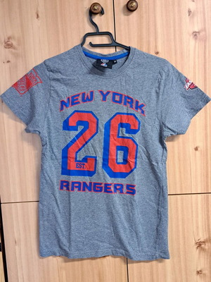 Φανέλα Rangers NHL σαν καινούργιο, γκρι με στάμπες