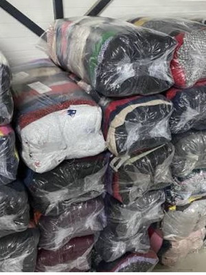 Bags of used clothes, quality A+, 20kg packs