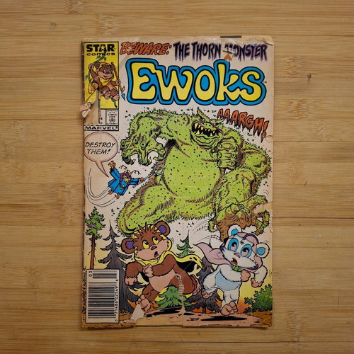 Marvel Star Comics used issues Ewoks #12, Heathcliff #14, Muppet Babies #11