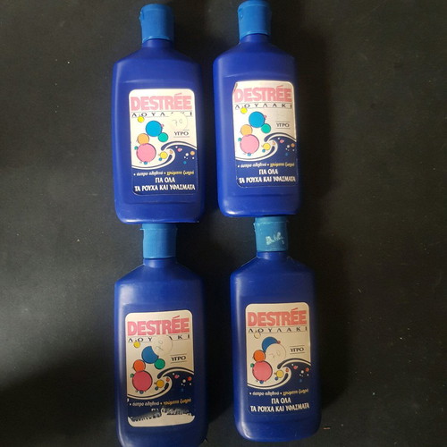 Old laundry detergents like new, pack of 4