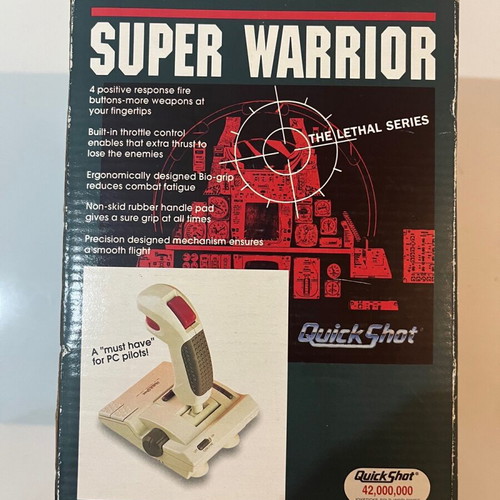 Super Warrior Quick Shot video game controller like new for PC