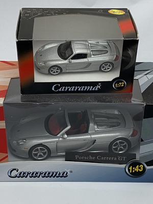 Porsche Carrera GT μεταχειρισμένα αυτοκινητάκια, κλίμακες 1/72 και 1/43