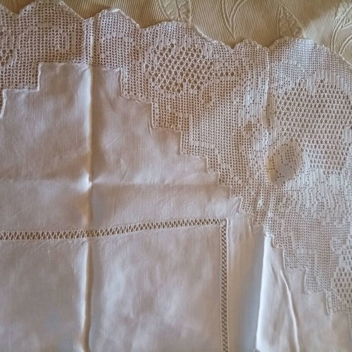 Traditional Handmade Tablecloth Square 95x95 cm like new