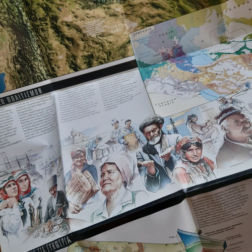Caspian map insert used from National Geographic