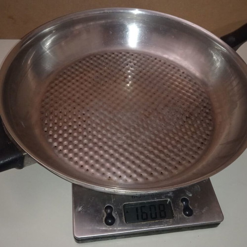 Vintage SEB Multipurpose Frying Pan Stainless Steel 18/10 29cm with Fissler Inox Lid used