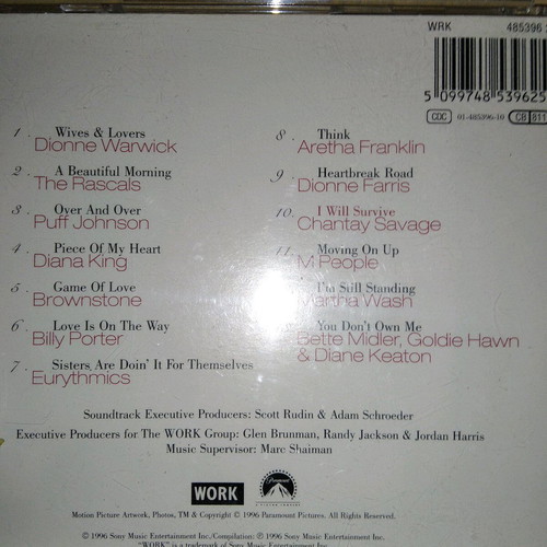 The First Wives Club CD used, 1996 soundtrack