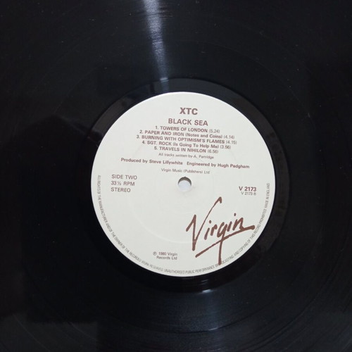 Black Sea LP by XTC used, art rock post-punk album 1980
