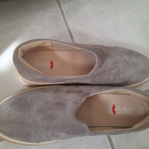 Loafer light gray like new, size 38