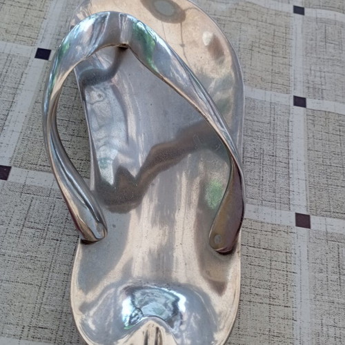 Metal Ashtray Sagionara like new, 230 grams, 21x9x5 cm