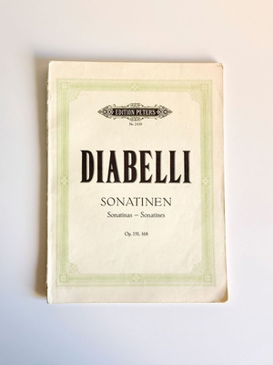 Diabelli Σονατίνες Op. 151 & 168 παρτιτούρα, Edition Peters