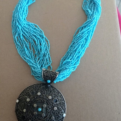 Fo Bijoux necklaces used, pack of 9 pieces