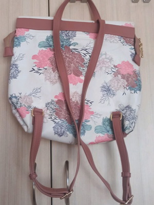 Axel backpack used, women's multicolor shoulder bag 36×34 cm