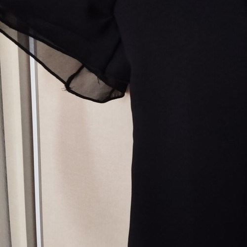 Dress with muslin sleeve Estetica like new, black