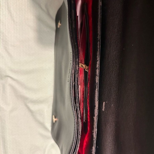 Love Moschino shoulder bag large used with wear, black