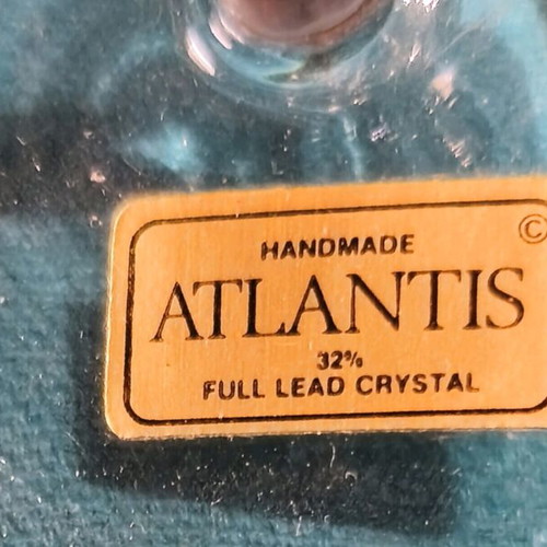 Crystal glasses like new, set of 2