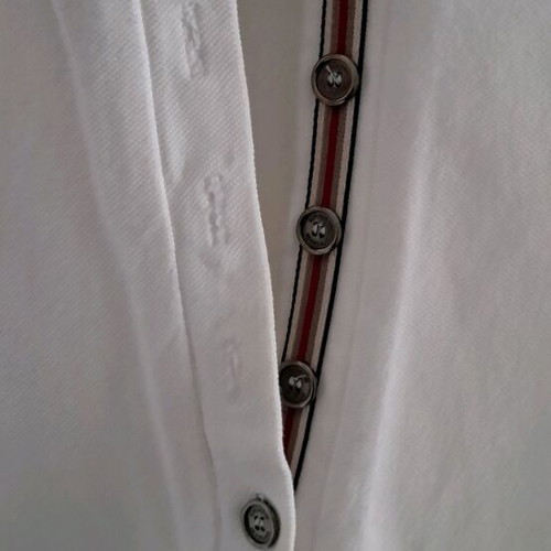 Burberry Short-Sleeve Shirt Medium Size Like New White