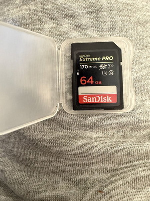 SanDisk Extreme PRO 64GB SDXC memory card