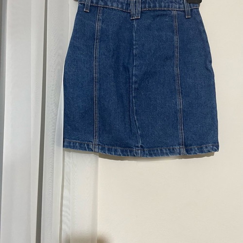 Denim skirt used, small, in excellent condition