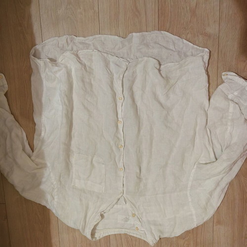 Linen shirt M&S XXL white like new