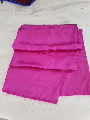 Satin fabric fuchsia, new, 2 meters length, 110 cm width, high quality