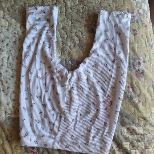 Name It Baby Floral White Cotton Leggings like new