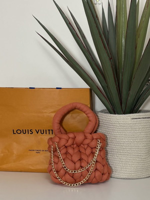 Marshmallow bag like new, orange handbag