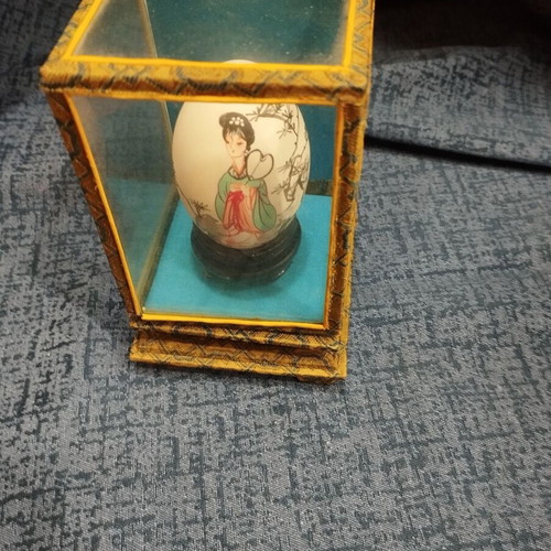 Hand-painted egg used