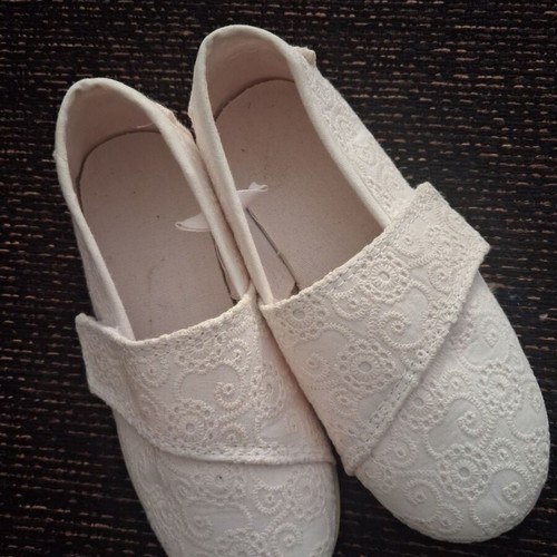 Mothercare espadrilles size 29 white like new, soft and comfortable
