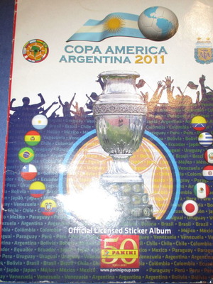 Άλμπουμ Panini Copa America 2011 μεταχειρισμένο, ελληνική διανομή