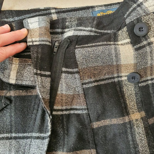 Attrattivo wrap skirt like new, black and brown, size S