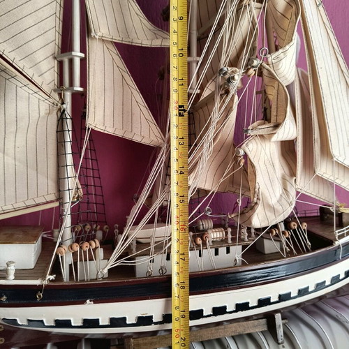 Wooden ship Greek handmade like new
