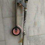 Foldable children's scooter used