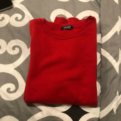Sweatshirt like new, red, size M