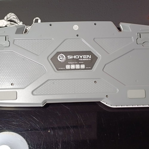 ZeroGround Shoyen KB-2200G wired gaming keyboard used