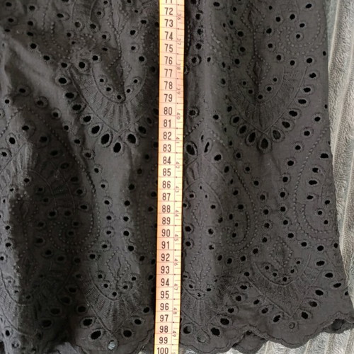 Arket Broderie Anglaise Kaftan dress black like new