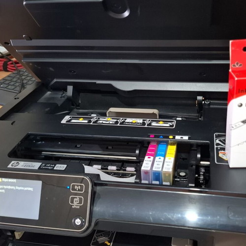 HP Deskjet Ink Advantage 3525 e-All-in-One Printer used with new ink set