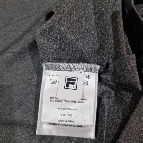 Fila men's grey t-shirt new, size XL/2XL
