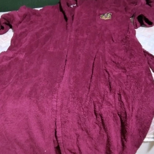 Bathrobes like new, one burgundy XXL