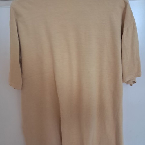 Hoxton Yellow Cotton T-shirt Large Xlarge like new with French print