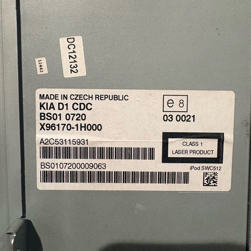 Kia Ceed 2008 radio CD used for models 2006 and above